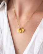 Personalised initial necklace in stainless steel